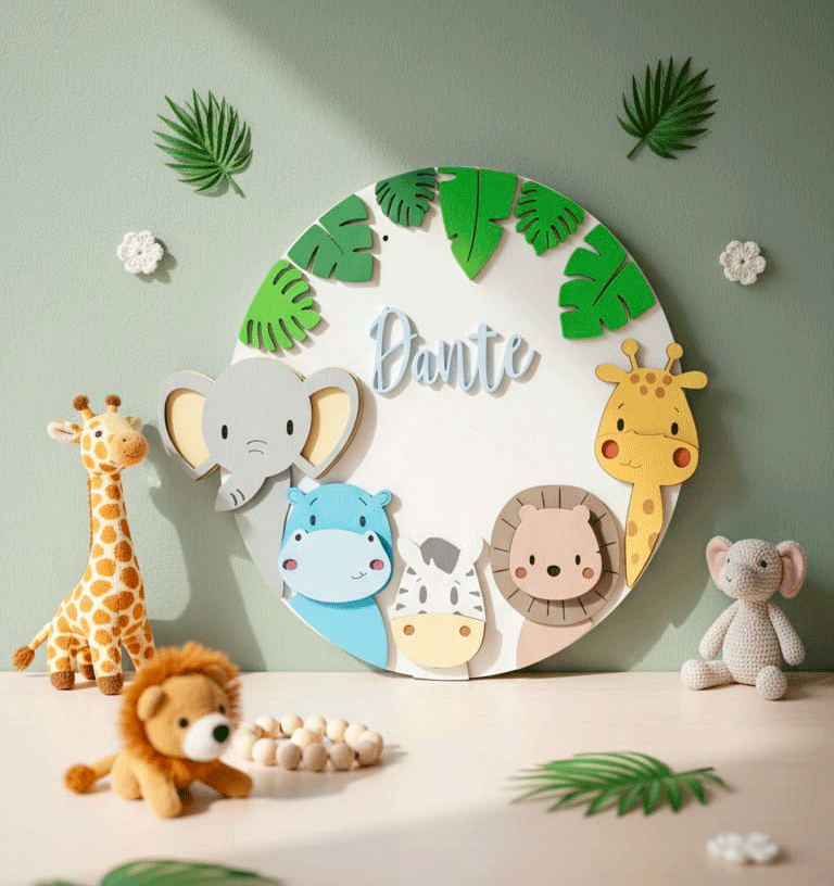 Cuadros infantiles pintados a mano - Marian Deco