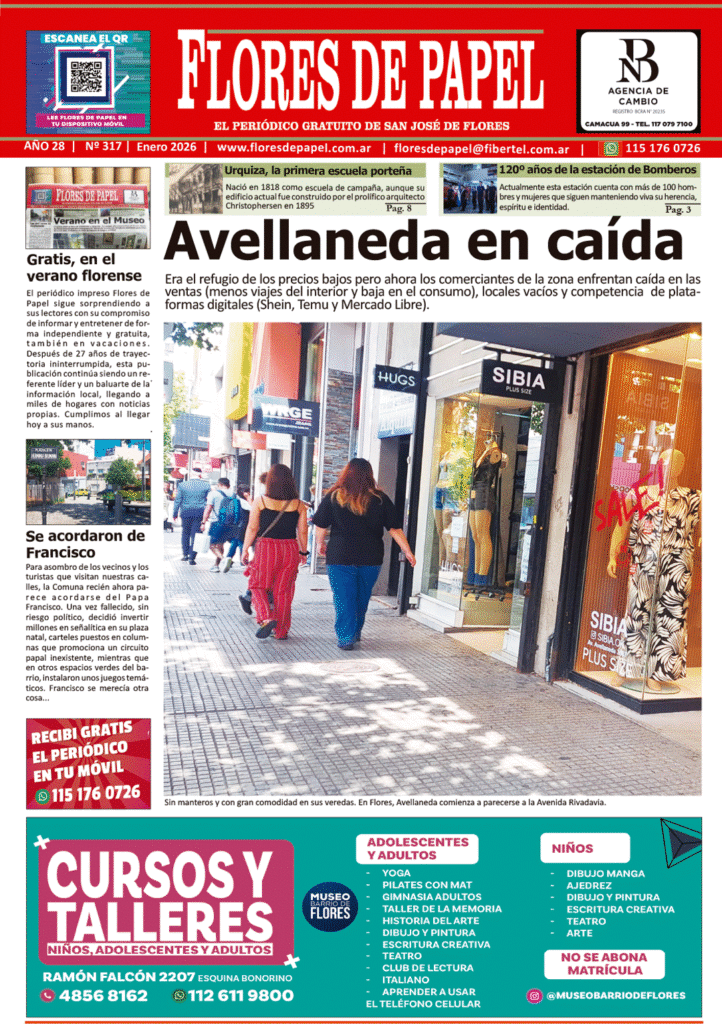 Tapa de la edición del periódico Flores de Papel del mes de Enero 2026