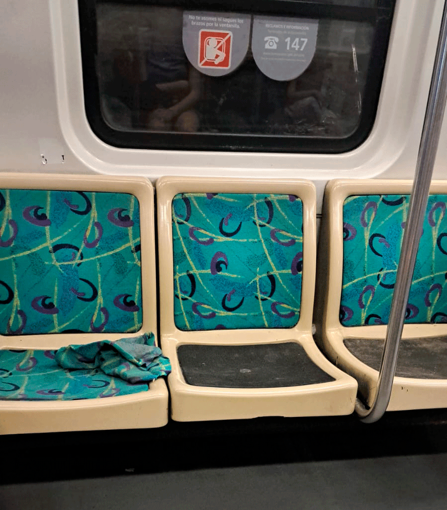 Linea E del subte en mal estado