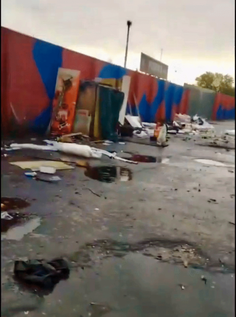 Reclamo por el estado de las cercanías al estadio de San Lorenzo en la Comuna 7