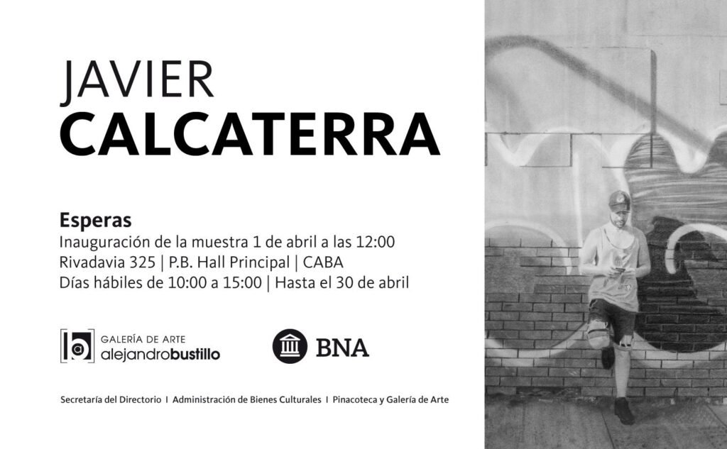 El artista y docente del Museo Barrio de Flores presenta 15 obras en la Galería Alejandro Bustillo del Banco Nación. Una muestra sobre la rutina y el tiempo de espera.