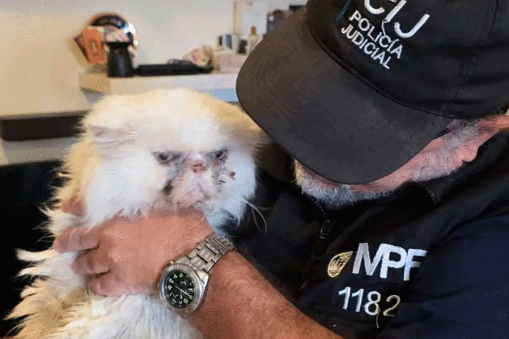 Tras la denuncia de vecinos por fuertes olores, la Justicia porteña allanó un departamento en el barrio y rescató a los felinos, que estaban hacinados y enfermos.