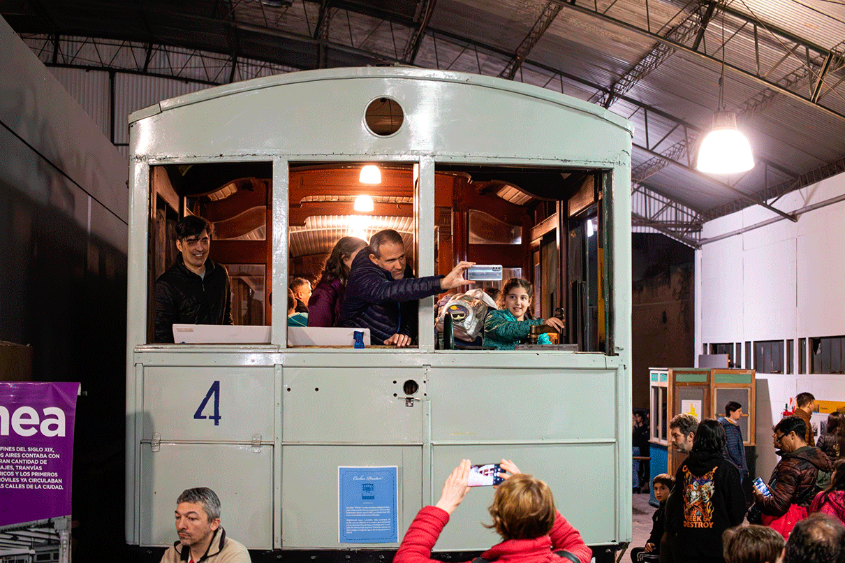 Este sábado 28 reabre el Laboratorio Patrimonial Centenera en Caballito. Una jornada para recorrer vagones de 1912 y viajar gratis en tranvías históricos.