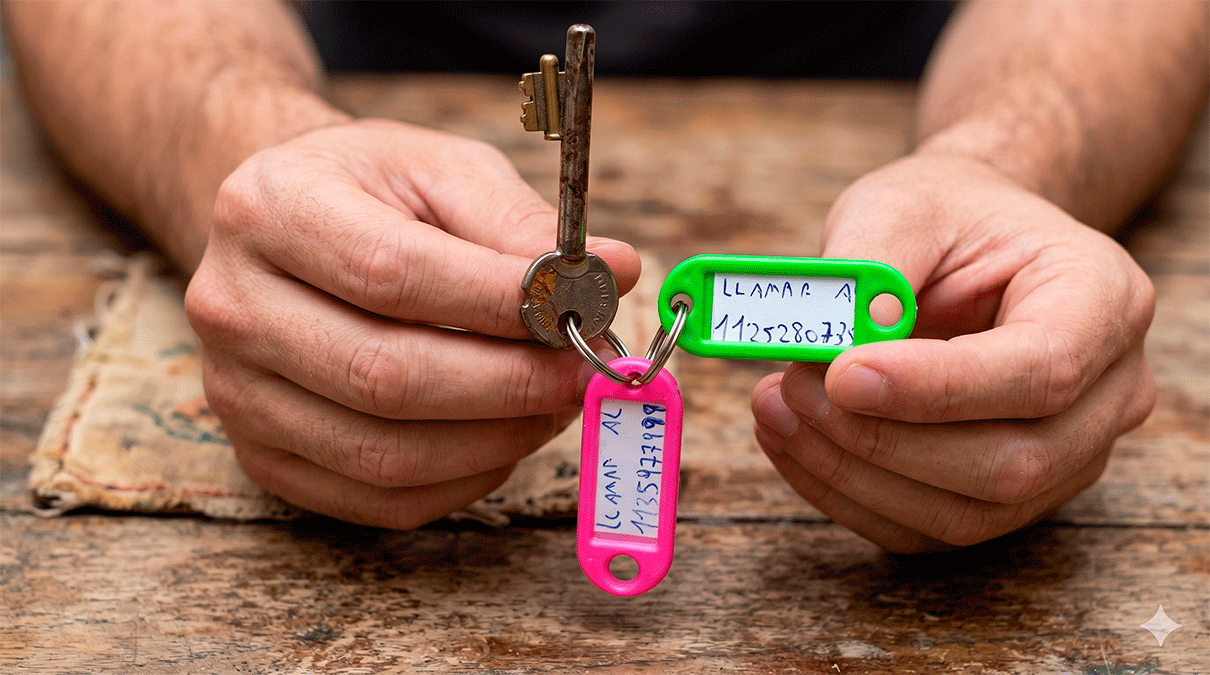 Circula por WhatsApp una supuesta nueva modalidad de robo donde tiran llaves con un número de teléfono en la vereda. Qué hay de cierto y cómo recomiendan actuar los especialistas.