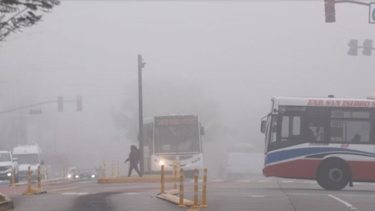 El Servicio Meteorológico Nacional emitió un alerta violeta por bancos de niebla severos. Conocé los horarios afectados y las precauciones necesarias.